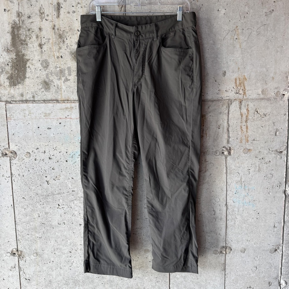 Clothing Arts Pants Mens 32x30 Green Stretch Pick-Pocket Proof Travel Chino